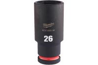 Головка ударная удлиненнаяShW 26 мм 1/2" Milwaukee купить в Минске