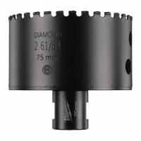 Алмазное корончатое сверло М14 75 мм (1 шт) Milwaukee купить в Минске