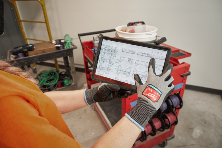 Перчатки полиуретановыеHi-Dex с защитой от минимальных рисков, уровень 2, размер L/9 Milwaukee купить в Минске