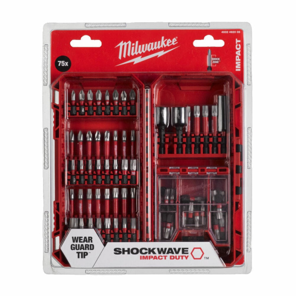 Набор бит Shockwave Impact duty 75 предметов (замена для 4932471588) Milwaukee купить в Минске Набор бит Shockwave Impact duty 75 предметов (замена для 4932471588) Milwaukee купить в Минске