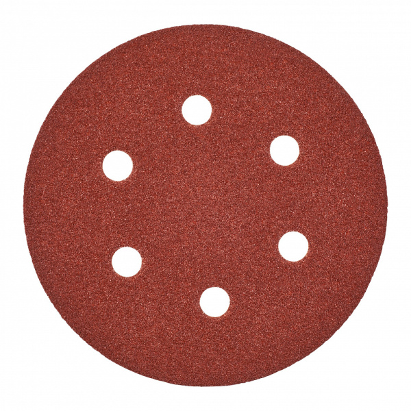 Шлифовальная бумага - 6 отверстий 150 мм зерно 80 - 25 шт Milwaukee купить в Минске