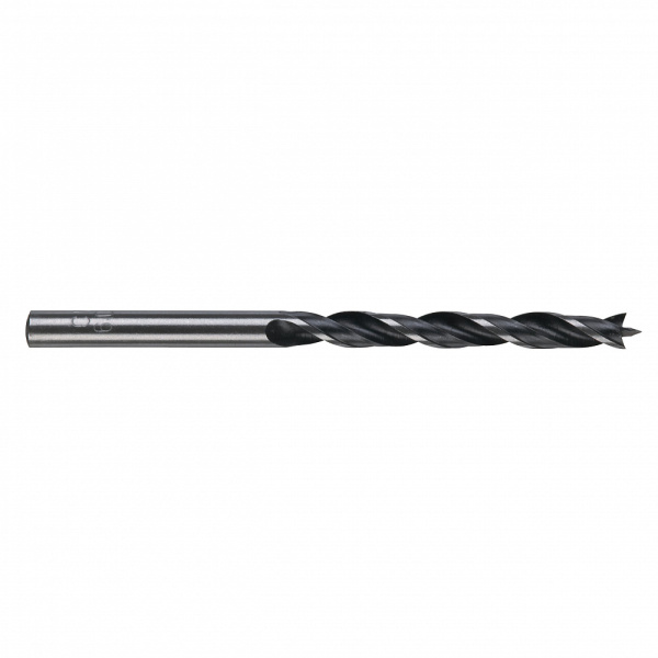 Трехточечные сверла по дереву - DIN 7487E BP 6 x 97 - 1 шт Milwaukee купить в Минске