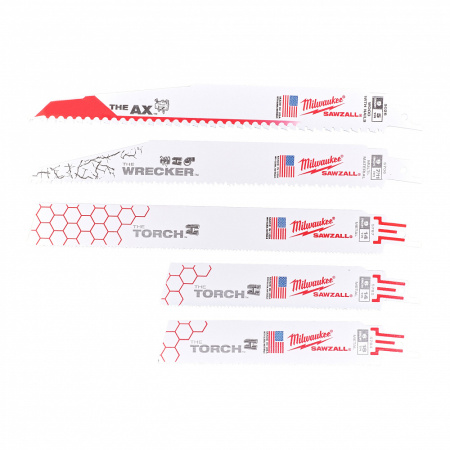 SAWZALL Carbide 5шт Demolition Set Milwaukee купить в Минске
