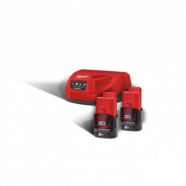 Энергокомплект M12 NRG-202 Milwaukee купить в Минске Энергокомплект M12 NRG-202 Milwaukee купить в Минске