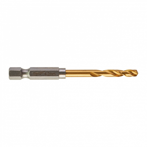 Сверла по металлу Shockwave HSS-G TiN Red Hex 4.2 mm - 1 шт Milwaukee купить в Минске