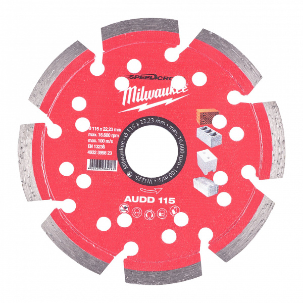 Алмазные диски Speedcross AUDD AUDD 125 Milwaukee купить в Минске