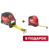 Рулетка магнитная Magnetic LED с подсветкой 7.5м / ширина 30+ Рулетка LED с подсветкой 3м-10фт / ширина 16 мм Milwaukee купить в Минске