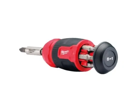 Универсальная отвертка 8 IN 1 COMPACT MULTI-BIT SCREWDRIVER Milwaukee купить в Минске