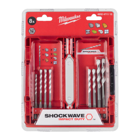 Набор сверл по мультиматериалам (8 шт.) Milwaukee купить в Минске