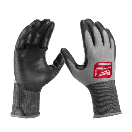 Перчатки полиуретановые Milwaukee Hi-Dex с защитой от минимальных рисков, уровень 4, размер XXL/11 Milwaukee купить в Минске