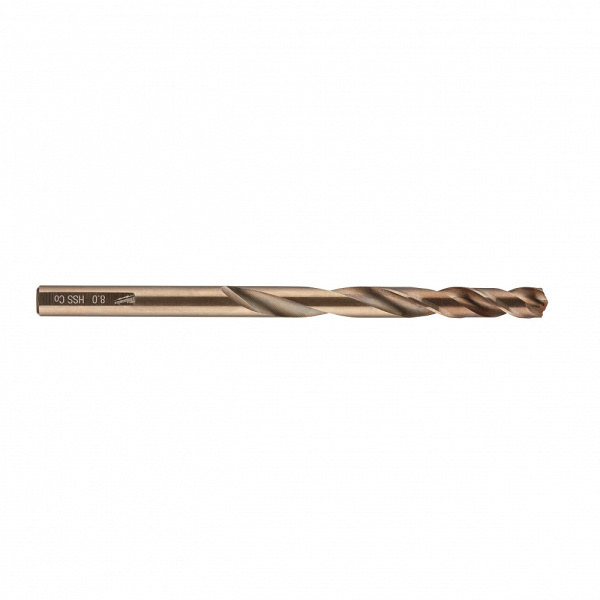 Сверла по металлу с содержанием кобальта - DIN338 HSSGC 8.0 x 117 - 1 шт Milwaukee купить в Минске