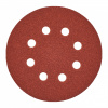 Шлифовальная бумага - 8 отверстий 125 мм зерно 180 - 5 шт Milwaukee купить в Минске