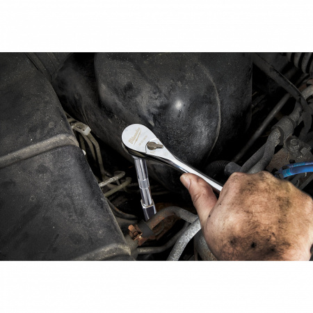 Набор метрических головок с воротком 1/2'' (28 предметов) Milwaukee купить в Минске