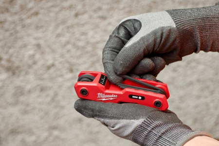 Ключи имбусовые складные метрические (hex) 8 шт Milwaukee купить в Минске