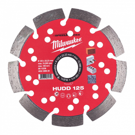 Алмазные диски Speedcross HUDD HUDD 125 Milwaukee купить в Минске