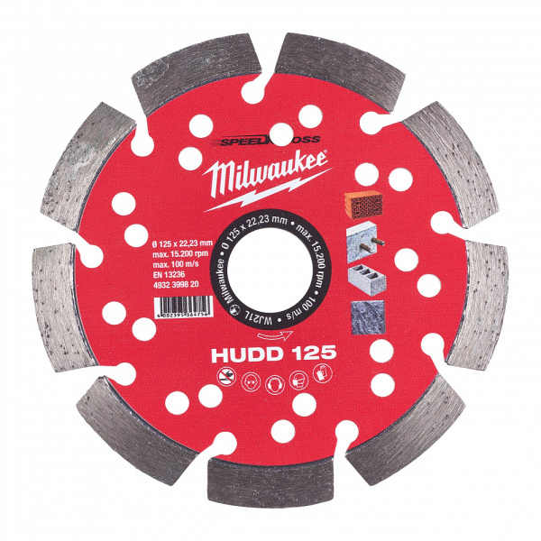 Алмазные диски Speedcross HUDD HUDD 125 Milwaukee купить в Минске