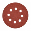 Шлифовальная бумага - 8 отверстий 125 мм зерно 180 - 5 шт Milwaukee купить в Минске