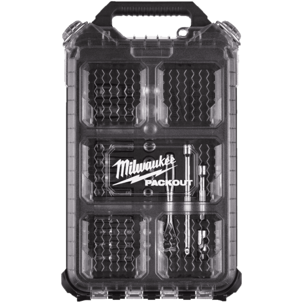 Набор головок метрических с трещоткой 1/4" в органайзере PACKOUT Milwaukee купить в Минске Набор головок метрических с трещоткой 1/4" в органайзере PACKOUT Milwaukee купить в Минске