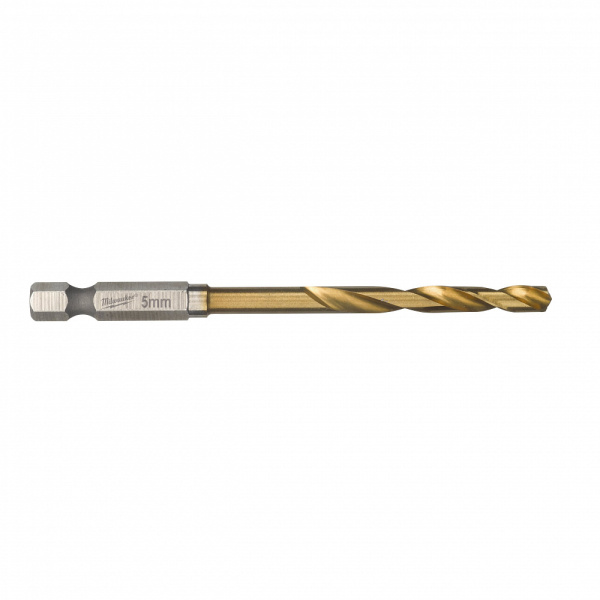 Сверла по металлу Shockwave HSS-G TiN Red Hex 5 mm - 1 шт Milwaukee купить в Минске