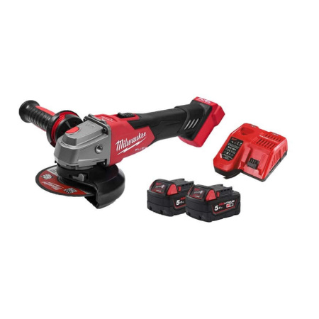 Аккумуляторная угловая шлифовальная машина M18 FSAG125XB100P-502P Milwaukee купить в Минске