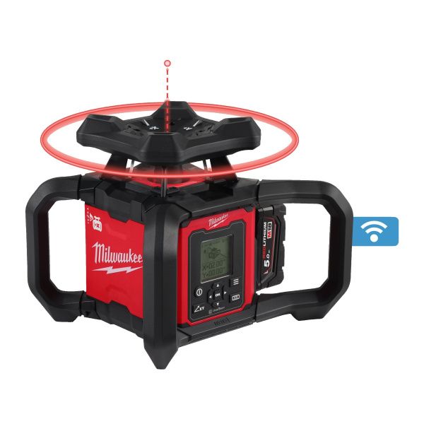 Аккумуляторный ротационный лазерный нивелир M18 RLOHV1200-501C Milwaukee купить в Минске