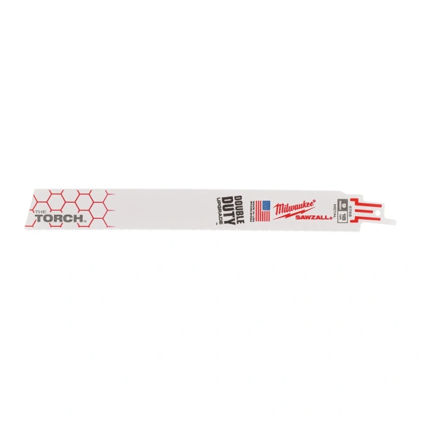 Полотно для сабельной пилы по металлу THE TORCH 230 мм/ шаг зуба 1.4 мм (5 шт) (экоупак.) (замена для 48005788) Milwaukee купить в Минске