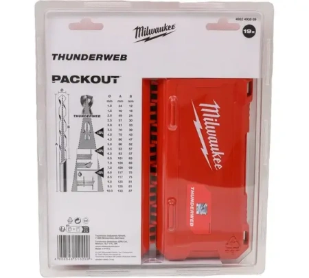 Сверла по металлу THUNDERWEB HSS-G (набор 19 ед.) (замена для 4932352374) Milwaukee купить в Минске Сверла по металлу THUNDERWEB HSS-G (набор 19 ед.) (замена для 4932352374) Milwaukee купить в Минске