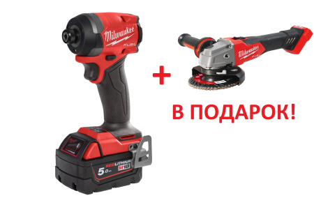 Аккумуляторный винтовёрт M18 FID3-502X + M18 FSAG125X-0X в подарок Milwaukee купить в Минске Аккумуляторный винтовёрт M18 FID3-502X + M18 FSAG125X-0X в подарок Milwaukee купить в Минске