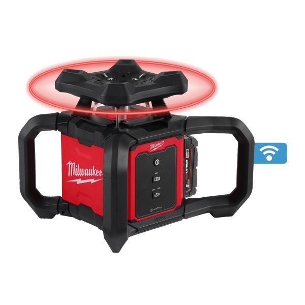 Аккумуляторный ротационный лазерный нивелир M18 RLOH600-201C Milwaukee купить в Минске