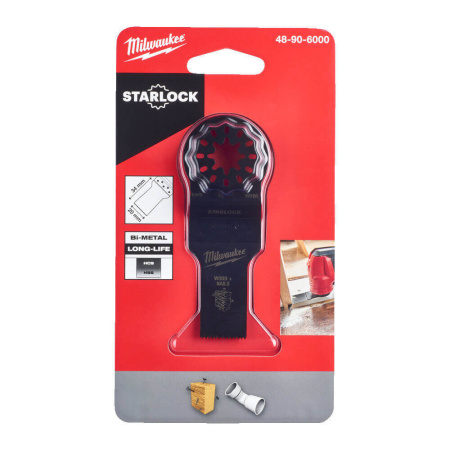 Полотно биметаллическое 20 мм по древесине с гвоздями Milwaukee купить в Минске