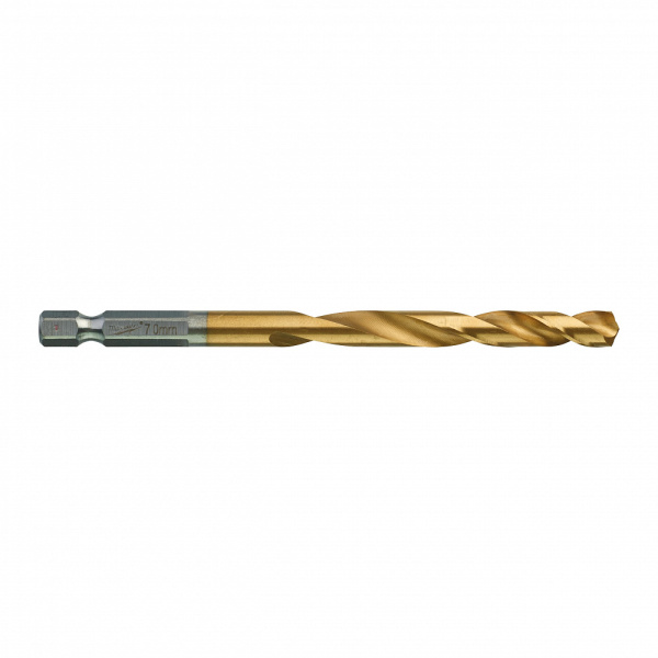 Сверла по металлу Shockwave HSS-G TiN Red Hex 7 mm - 1 шт Milwaukee купить в Минске