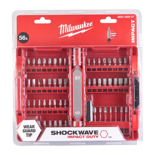 Набор бит SHOCKWAVE 56шт Milwaukee купить в Минске Набор бит SHOCKWAVE 56шт Milwaukee купить в Минске