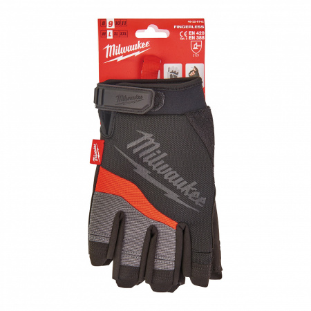 Перчатки беспалые10/XL (защита от минимальных рисков) Milwaukee купить в Минске