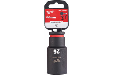 Головка ударная удлиненнаяShW 26 мм 1/2" Milwaukee купить в Минске