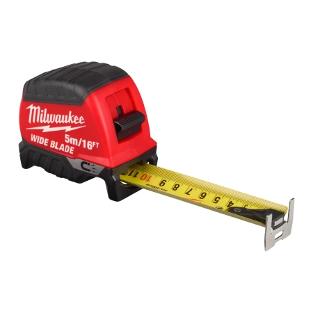 Рулетка магнитная Milwaukee Wide Blade Magnetic GEN II 5м-16фт / ширина 35 мм (футовая) Milwaukee купить в Минске