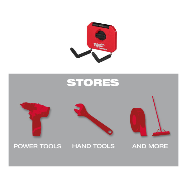 Крюк малый прямой универсальный для стеллажной системы PACKOUT Milwaukee купить в Минске