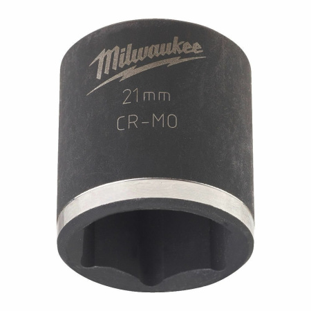 Ударная головка 21 mm 3/8" impact socket - short Milwaukee купить в Минске