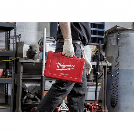 Набор метрических головок с воротком 1/2'' (28 предметов) Milwaukee купить в Минске