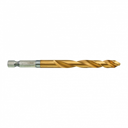 Сверла по металлу Shockwave HSS-G TiN Red Hex 5 mm - 1 шт Milwaukee купить в Минске