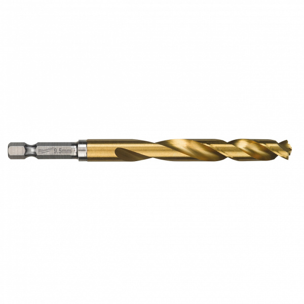 Сверла по металлу Shockwave HSS-G TiN Red Hex 9.5 mm - 1 шт Milwaukee купить в Минске Сверла по металлу Shockwave HSS-G TiN Red Hex 9.5 mm - 1 шт Milwaukee купить в Минске