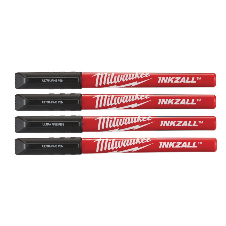 Маркеры INKZALL со сверхтонким наконечником 4 шт Milwaukee купить в Минске