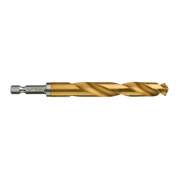 Сверла по металлу Shockwave HSS-G TiN Red Hex 12 mm - 1 шт Milwaukee купить в Минске