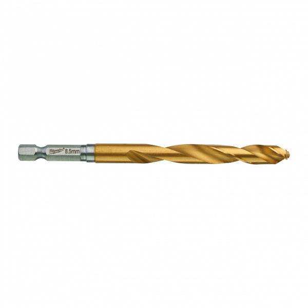 Сверла по металлу Shockwave HSS-G TiN Red Hex 8.5 mm - 1 шт Milwaukee купить в Минске Сверла по металлу Shockwave HSS-G TiN Red Hex 8.5 mm - 1 шт Milwaukee купить в Минске