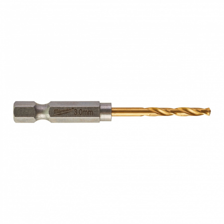Сверла по металлу Shockwave HSS-G TiN Red Hex 3 mm - 2 шт Milwaukee купить в Минске