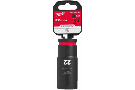 Головка ударная удлиненнаяShW 22 мм 1/2" Milwaukee купить в Минске