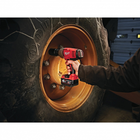 Аккумуляторный импульсный гайковерт с фиксацией пиномHD18 HIW-402C (1/2'') Milwaukee купить в Минске