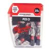 Подарочный набор биты для шуруповерта Milwaukee Shockwave IMPACT DUTY PZ2 X 25 мм (25 шт) + перчатки Milwaukee Cut Level с защитой от минимальных рисков, уровень защиты C/3, размер XL/10 Milwaukee купить в Минске