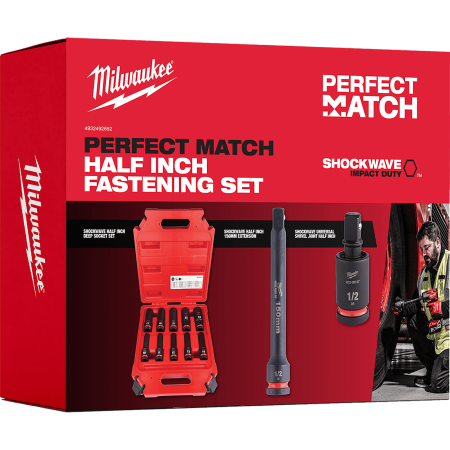 Набор головок SHOCKWAVE 1/2" Barcelona Promo Milwaukee купить в Минске